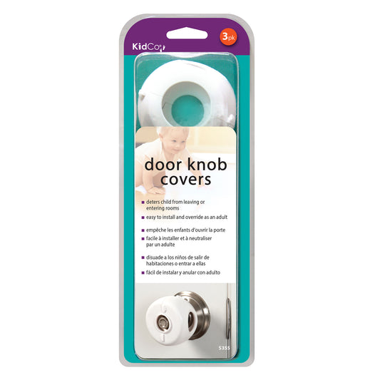 Kidco Door Knob Covers 3 pack White – S355