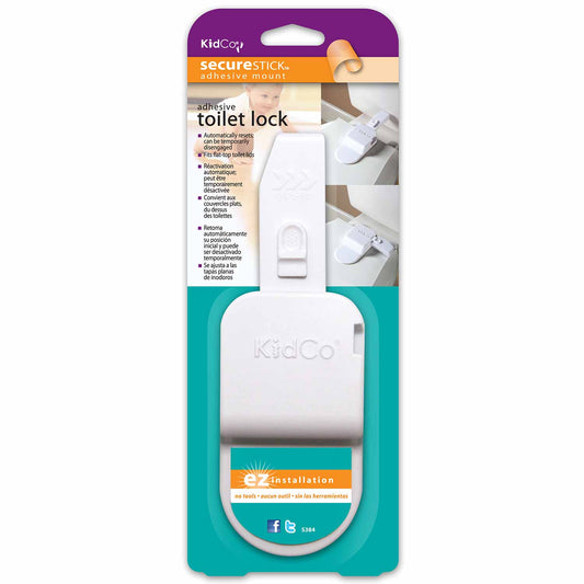 Kidco Adhesive Toilet Lock White – S384