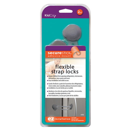 Kidco Flexible Strap Locks 2 pack Gray – S412