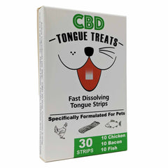 Tongue Treats Pet CBD Strip Treat 30 Strip Variety Pack White – TT1