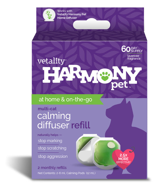 Harmony Pet Calming Home Diffuser Refills for Cats 2ct