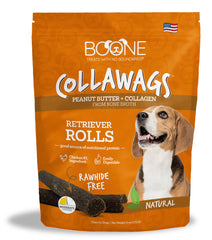 Collawags Retriever Rolls, Peanut Butter Flavor