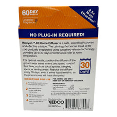 Halcyon K9 Diffuser Refill, 2pk
