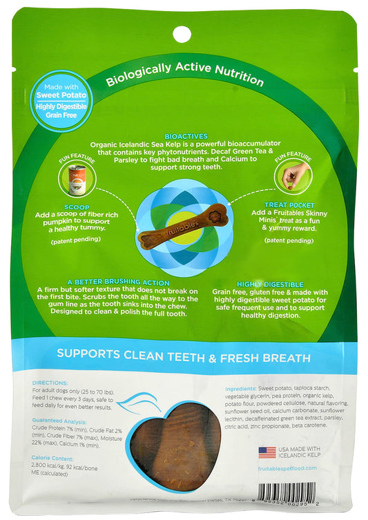 Medium Fruitables BioActive Fresh Mouth Dental Chews, 10 count