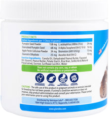 Glandex Soft Chews for Dogs, Peanut Butter, 60 ct