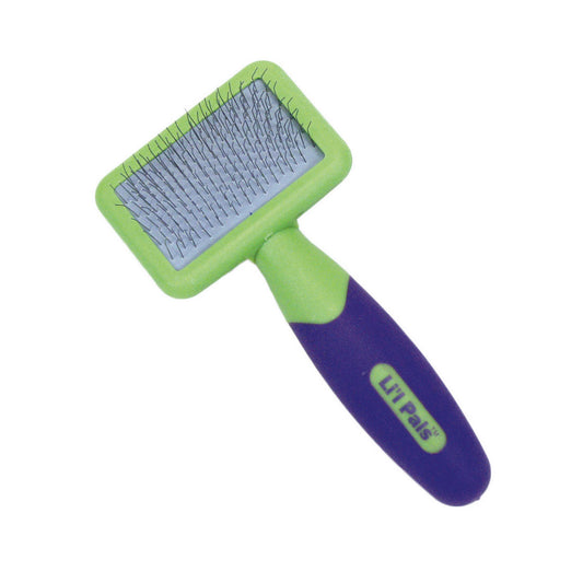 Coastal Pet Products Lil’l Pals Kitten Slicker Brush with Coated Tips Green / Purple 5″ x 2.3″ x 1″ – W6204-NCL00