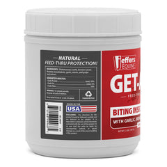 Jeffers Equine Get-A-Way Feed Additive Powder – Natural Garlic & Thiamine Supplement for Horses, Supports Comfort and Well-Being - 2lb