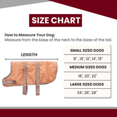 Jeffers Breathe Comfort Ripstop Dog Blanket, Apricot Tan Natural, 24" Large - Waterproof, Windproof, Breathable, Durable - Ideal for Outdoor, Indoor, Travel - Machine Washable Insulation