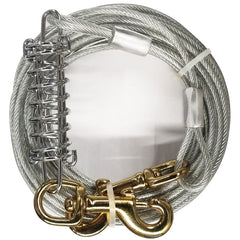 Four Paws Heavy Weight Tie Out Cable Silver 30ft