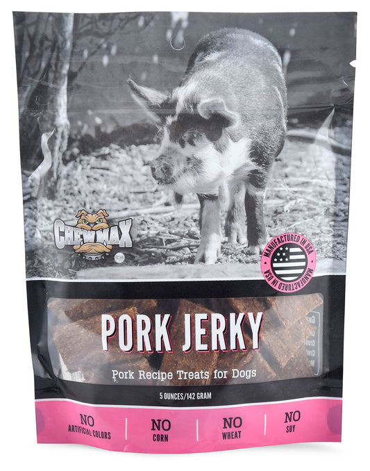 ChewMax Carne de Cerdo Seca – Golosinas para Perros de 142 g (5 oz)