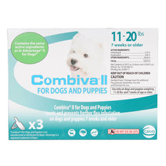 Combiva II for Medium Dogs 11-20 lbs 3-pack