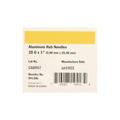 20ga x 1" Alum Hub Needle (100)