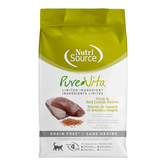 Pure Vita Cat Grain Free Duck & Red Lentils 1.5Lbs