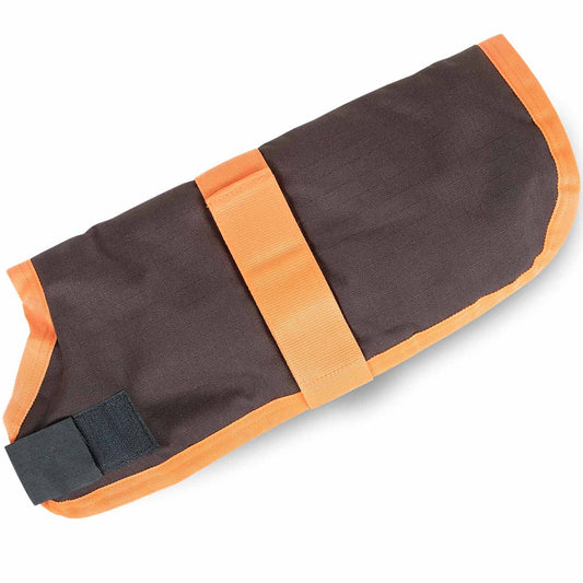 Jeffers Breathe Comfort Ripstop Dog Blanket, Chocolate / Orange, 12" Small - Waterproof, Windproof, Breathable, Durable - Ideal for Outdoor, Indoor, Travel, Machine Washable Insulation