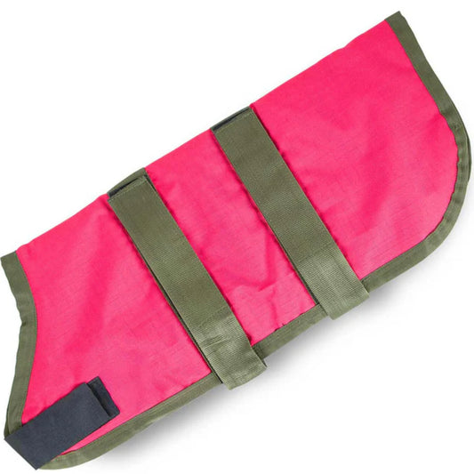 Jeffers Breathe Comfort Ripstop Dog Blanket, Rose / Brown, 20" Medium - Waterproof, Windproof, Breathable, Durable - Ideal for Outdoor, Indoor, Travel, Machine Washable Insulation