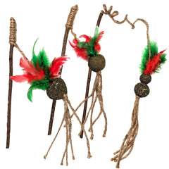 Spot Holiday Silver Vine Cat Teaser Wand (Assorted)