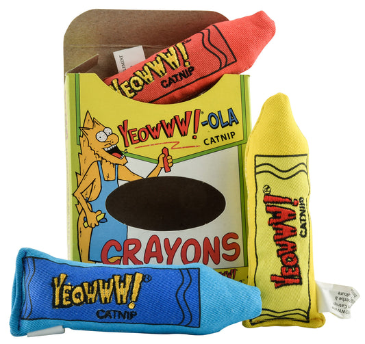 Yeowww! -ola Catnip Crayons, 3-pk