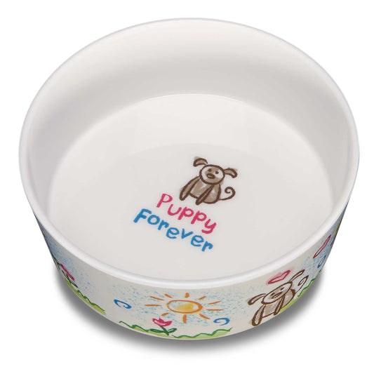 Loving Pets Dolce Moderna Bowl Puppy Forever 1ea/SM