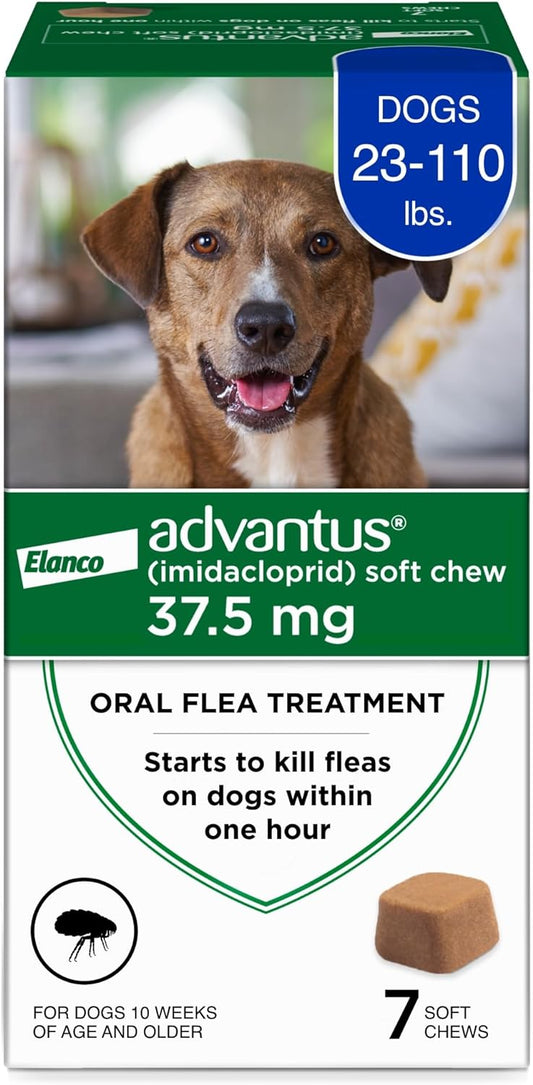 Advantus Soft Chew for Dogs 23-110 lb, 37.5mg, 7 count