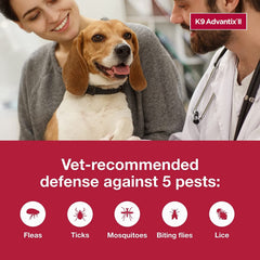 K9 Advantix II, Dogs 4-10 lbs, 6 pack (Updated Weight)