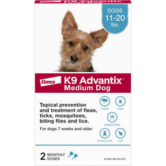 K9 Advantix Medium Dog 2pk