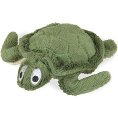 Jeffers Pet Plush Dog Toy with Squeaker, Green Turtle 4.5" - Soft Crinkle Fabric, Safe & Durable, Healthy Fun for Small & Medium Dogs, Interactive Play, Fetch, Tug - Best Gift for Active Games