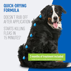 ADAMS Plus Flea & Tick Prevention Spot On for Dogs, X-Large Dogs 61 to 150 lbs, 3 months