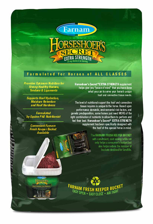 Horseshoer's Secret Extra Strength Hoof & Connective Tissue Supplement, 3.75 lb