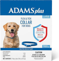 Adams Plus F/T Collars for Dogs - Large