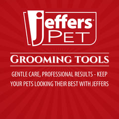 Jeffers Soft Pin Universal Slicker Brush for Dogs & Cats, Grooming Brush for Sensitive Skin, Remove Mats, Loose Fur, & Dead Hair, Tangle Detangler, Safe Grooming Tool - Small 3" x 2"M