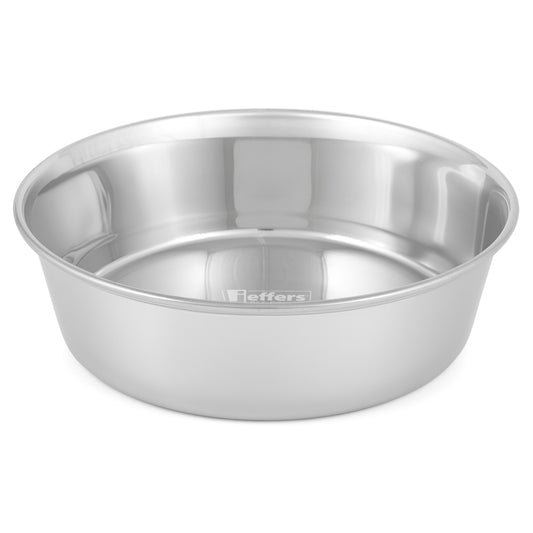 Jeffers Pet Heavy Weight Stainless Steel Pet Bowls for Dogs & Cats, 48 oz – Durable Food & Water Dish, Non Slip, Rust Resistant, Dishwasher Safe Feeding Bowl for Home, Travel, Indoor & Outdoor