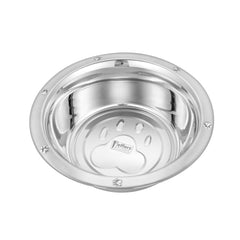 Jeffers Stainless-Steel Embossed Bowl | Wide Lip | 2 Quart | 77240E
