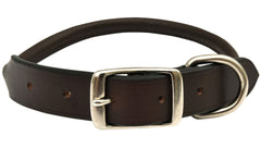 Jeffers Premium Rolled Leather Collar, 1" x 23"