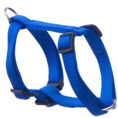 Jeffers Pet Adjustable Nylon Dog Harness, Blue, 3/8"W x 8-14"Lā Secure Fit for Small & Medium Dogs, Lightweight, Breathable, Quick Release Buckle, Adjustable Straps for Walking, Training & Travel