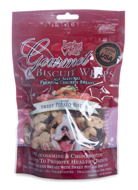 Gourmet Chicken Wraps, Sweet Potato Biscuit, 2oz