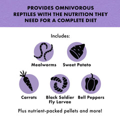Zilla Medley Diet Omnivore Mix Omnivore Mix, 1ea/4 oz
