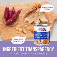 Digestive Support, Turkey & Sweet Potato Entrée in Gravy