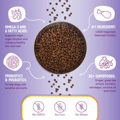 Health Extension Little Bites Lite Chicken & Brown Rice Recipe Dry Dog Food 15lb