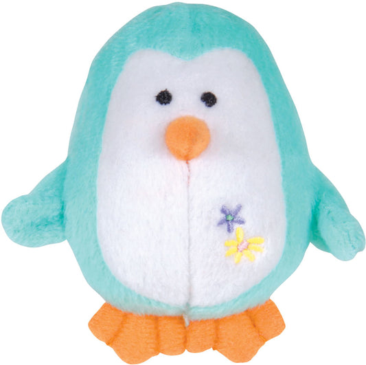 Jeffers Color Plush Penguin Squeaky Toy for Small Dogs, Light Green, 3"– Cute, Safe, and Comfy Plush Pet Toy for Puppies, Interactive Fun, Holiday Gifts, Travel Friendly, and Ideal for Playtime