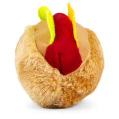 Jeffers Pet Plush American Grill Time Cuisine Dog Toys – 6" Squeaky Hotdog Plush Toys for Dogs – Chew, Cuddle, Interactive Play, Soft Durable Fabric, Puppy Gift, Christmas Stocking Stuffer