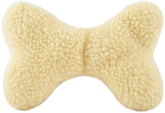 Jeffers Fuzzy Dog Toy, 8" Bone