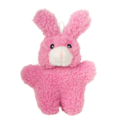 Jeffers Pet Animal Fuzzies Plush Squeaky Dog Toy for Puppies & Dogs, Soft 8 Inch Stuffed Animal, Interactive Pet Toys for Chewing, Crate, Travel, Indoor Play, Small to Large Breeds - Pink Rabbit