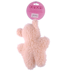 Jeffers Pet Animal Fuzzies Plush Squeaky Dog Toy for Puppies & Dogs, Soft 8 Inch Stuffed Animal, Interactive Pet Toys for Chewing, Crate, Travel, Indoor Play, Small to Large Breeds - Cream Pig