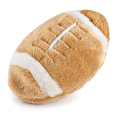 Jeffers Pet Sporty Pup Plush Football Squeaker Dog Toy, 8" - Soft Interactive Plush Ball for Dogs & Puppies, Indoor Play, Fetch, Cuddle, Interactive Fun, Birthday, Holiday, Christmas, Halloween