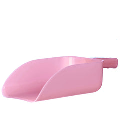 Jeffers Feed Scoop for Horses, Livestock, Pets, Chickens, Goats – 5 Pint 2.5 Quart Heavy-Duty Plastic Grain Scoop – Durable Farm Tool for Animal Feed, Barn, Stable, Garden, Dog Food - Pink