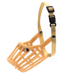 Plastic Dog Muzzle, Tan, 15", model # 8