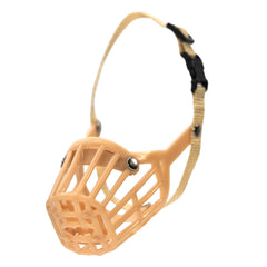 Plastic Dog Muzzle, Tan, 15", model # 8