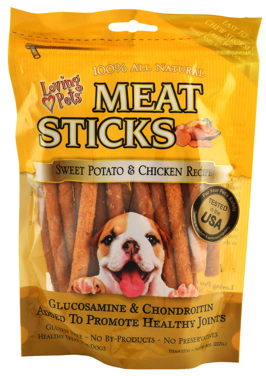 Loving Pets 100% All Natural Meat Stick Flavor: Sweet Potato/Chicken