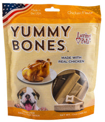 مكافآت الكلاب اللذيذة من Yummy Bones، 13 أونصة، نكهة الدجاج