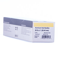 20ga x 1" Alum Hub Needle (box/100)